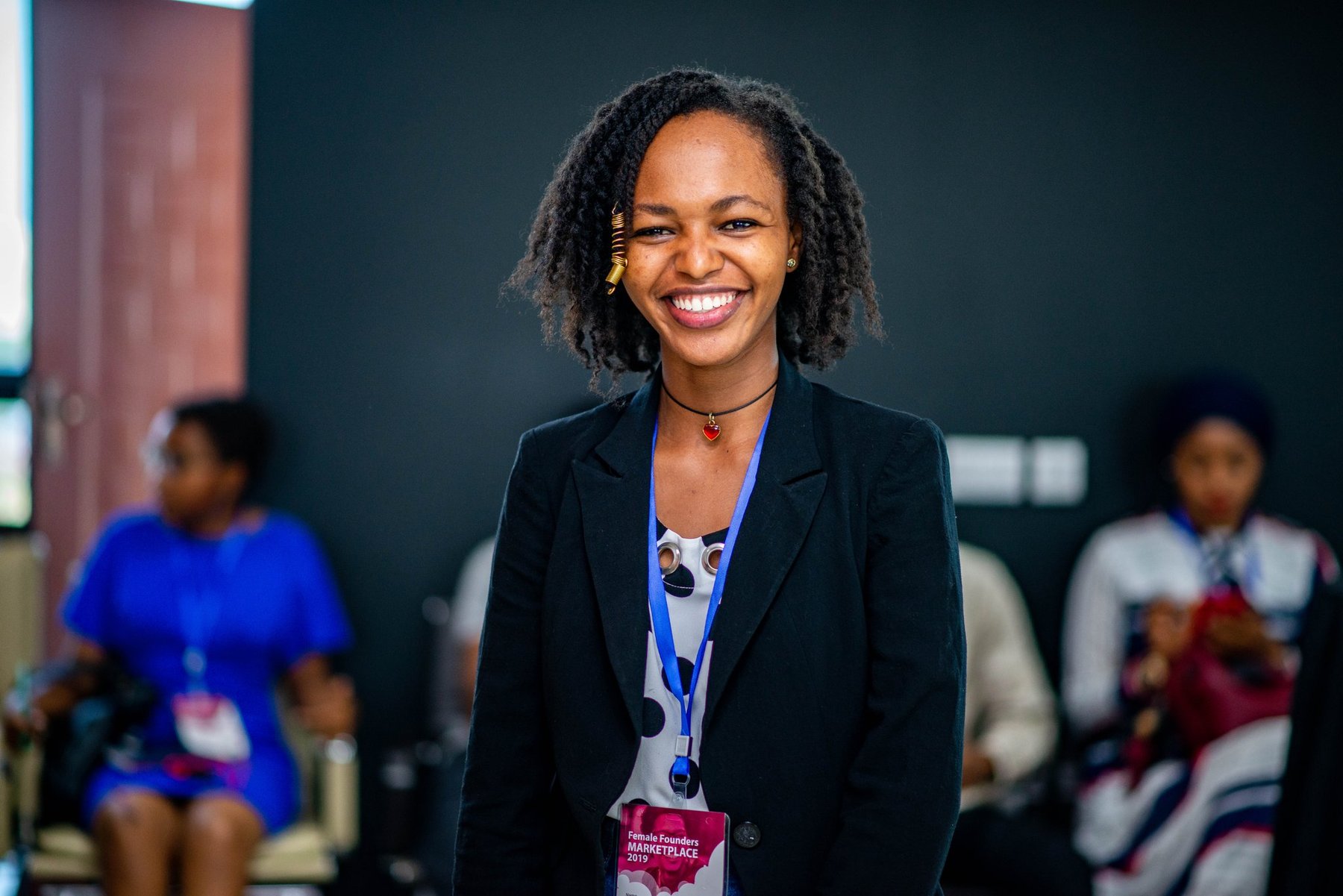A founder at the Female Founders Marketplace